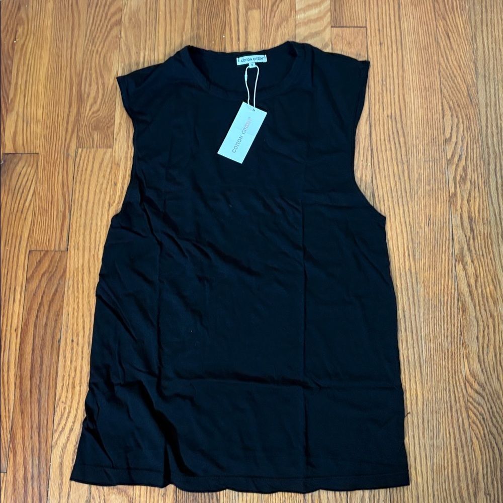 Cotton Citizen Classic Muscle Tank Sleeveless t-shirt Casual Black Men's S‎ NWT